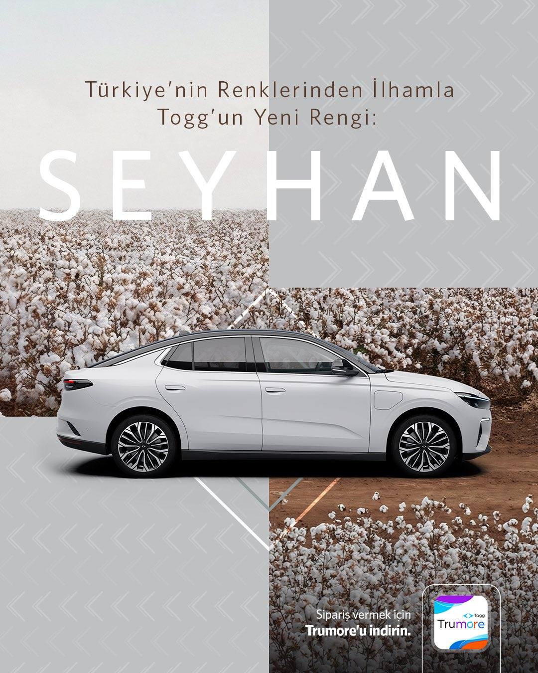 Togg’dan yeni renk; "Seyhan" 🤍🇹🇷